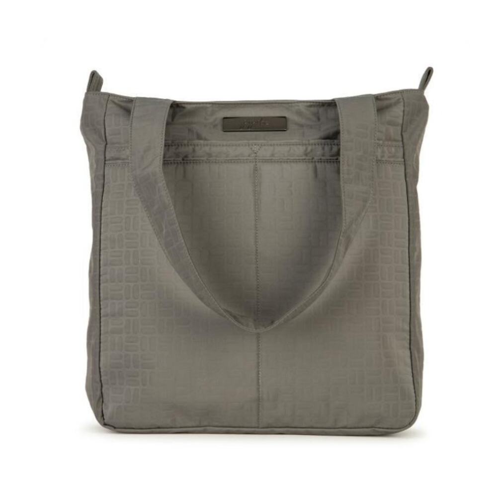 JuJuBe Be Light Tote Diaper Bag Gray Basketweave Travel Shoulder NEW - Picture 2 of 6